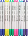 Disappearing Ink Fabric Marker Pen for Sewing Art Washable Art and Lettering 12PCS 6 Color Vanishing Air Erasable Pen