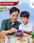 Imagine Clay Complete KIT - 36 Colors Air Dry Modeling Clay with 5 Sculpting Tools plus Roller, 50+ Decorations, 4 Spring Seats, 10 Phone Chains, 2 Key Rings, Booklet, Etc. Great Gift. Age 3-12+