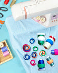 65PCS(65PCS+1PCS Gift) Embroidery Thread Holder-Keep Thread Spool Organized - Thread Spool Holder for Embroidery Thread,Sewing