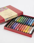 Water-Soluble Oil Pastel Set, 24 Vibrant Colors - Premium Blendable Art Sticks for Artists, Students, and Creatives - MAO-24