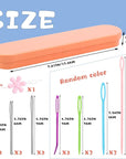 Plastic Large Eye Sewing Needles, Large-Eye Blunt Needles, Bent Tapestry Needles, Yarn Needles Crafting Knitting Stringing Needles with Storage Box and Needle Threader for Knitting Crochet