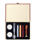 7PCS Harry Potter Wax Stamp Seals Kit with Vintage Seal Wax Stamp Hogwarts for Postcard Stamps Invitation Letters Gifts and Letter Stamps Envelope Wax Seal Stamp Wooden Stamp Set Wax Seal