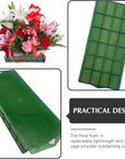 2 Pieces Floral Foam Cage,Flower Arrangements Supplies with Floral Foam,Rectangle Flower Holder Floral Foam Bricks for Fresh Flower Wedding Holiday Decorations