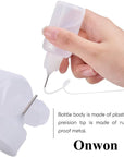 10 Pieces Precision Needle Tip Glue Bottle Applicator 1 Ounce/ 30 Ml Empty Applicator Glue Oiler Squeeze Bottle for Paper Quilling DIY Craft