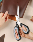 Me. Pen- Premium Tailor Scissors Heavy Duty, 9.5 In, Stainless Steel Scissors All Purpose Heavy Duty Scissors Industrial, Fabric Scissors for Cutting Clothes, Sewing Scissors for Fabric Cutting