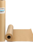 Wrapping Paper, Craft Paper, White Kraft Paper Roll 17.8"X 100Ft for Gift Wrapping, Floor Covering, Bulletin Board, Arts Crafts, Bouquet Flower, Table Runner, Poster, Packing Paper for Moving Supplies (Brown)