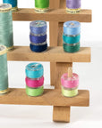 , 1 Pc Wooden Thread Rack, Smooth Wood