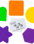 Beads Small Fun Shaped Pegboards-5 Count ( Packaging May Vary )