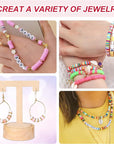 Clay Beads, 16800Pcs, 112 Colors, Polymer Heishi Beads, Clay Bead Bracelet Kit, Charm Set Jewelry Making