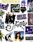 Beetlejuice 50Ct Vinyl Large Deluxe Stickers Variety Pack - Laptop, Water Bottle, Scrapbooking, Tablet, Skateboard, Indoor/Outdoor - Set of 50