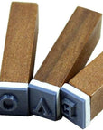 70Pcs/Set Wooden Box Multipurpose Number Alphabet Letter Wood Rubber Stamp New