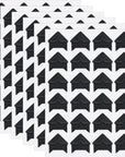 12 Sheets 288 Count Self-Adhesive Photo Corners Stickers, Acid Free Photo Mounting Corners for Scrapbooks, Memory Books, DIY Picture Album, Journal (Black)