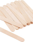 60 Pieces Jumbo Craft Sticks, 8 Inch Natural Wooden Popsicle Sticks, Multi-Functional Ice Cream Sticks for Crafts, Tongue Depressors, Hair Removal and Waxing Sticks, Plant Labels, DIY Classroom Crafts