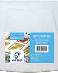 Watercolor Empty Plastic Pocketbox for 24 Half Pans