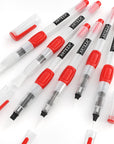 Water Brush Pen, Set of 6, Assorted Soft Nylon Bristle Tips, Self-Moistening Water Brush, Refillable Water Pen