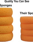 ® 10 Pack of 3-1/2 Inch round Synthetic Silk Sponges for Painting, Crafts, Ceramics, Household Use & More! Pack of 10 Sponges