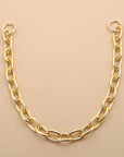 Gold Chunky Purse Replacement Chains Paper Clip Chain for Handbag Bag Shouder Handle Strap Chain DIY Purse Decoration Accessories Heavy