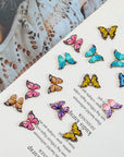 56 Pieces Butterfly Charms Butterfly Pendants Kawaii Charms for Jewelry Making DIY Necklace Bracelets Accessories