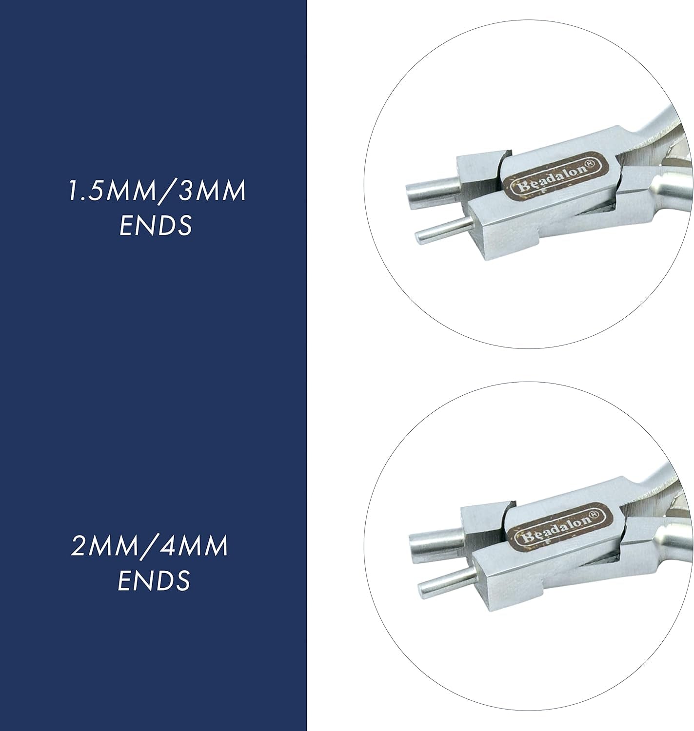 Memory Wire Finishing Pliers, 1.55 Mm and 3 Mm Size - Wire Looping Jewelry Tool