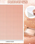 Self-Adhesive Mirrors Mosaic Tiles Mirror Tiles Self Adhesive Disco Mirror Tiles Craft Mirror Tiles Mirror Mosaic Tiles Mosaic Tiles Mirror for DIY, 5 X 5 Mm (Rose Gold, 7200 Pieces)