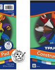 ® Heavyweight Construction Paper Pad, 10 Assorted Colors, 9" X 12", 50 Sheets