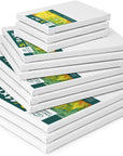 12 Pack Stretched Canvases for Painting with 11X14, 9 X12, 8X10, 5X7(3 of Each), Blank Primed Canvas for Oil, Acrylic & Others, Multi Size Set for Artist, Student and Beginners