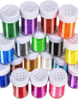 Glitter, Chunky Glitter, 18 Jars Glitter, Mixed Fine Chunky Glitter for Crafts, Craft Glitter for Resin, Holographic Iridescent Glitter Bulk, Glitter for Tumbler DIY Crafts, Total 270G