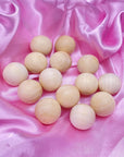 1 Inch Natural round Wooden Ball, Hardwood Balls, for Crafts and DIY Projects, Bag of 50.