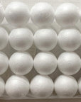 28-Pack Craft Foam Balls, 2 Inches in Diamete, Smooth and Durable Foam Balls, for DIY Crafting and Decoration, White