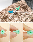 43 Pcs Yarn Needles Set, Assorted Yarn Needles Bent Tapestry Needle Weaving Needle Darning Needles Big Eye Blunt Knitting Needles with Stitch Markers for Knitting Crochet Kit