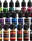 18 Colors Epoxy Resin Color Pigment Liquid Resin Color Dye Translucent Resin Colorant