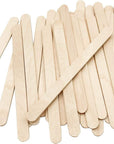200 Pcs Craft Sticks Ice Cream Sticks Natural Wood Popsicle Craft Sticks 4.5 Inch Length Treat Sticks Ice Pop Sticks for DIY Crafts