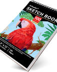 9X12 Premium Sketch Book, Spiral Bound Sketch Pad, 1 Pack 100 Sheets (68Lb/100Gsm) Sketchbook for Artist Sketching Drawing, Durable Acid Free Painting Art Paper for Kids, Adults.