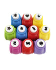 10 Pack Punch Craft Set, Colorful Crafts Hole Punch Shape, Hole Punch Shape Scrapbooking Supplies Shapes Hole Punch, Great for Crafting and Fun Projects