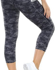 Anti-Nail Leggings for Women, Non-See-Through Yoga Pants with Phone Pockets, Tummy Control Full-Length/Capri Tights