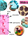Unicorn Silicone Mold Horse Crayon Silicone Mold Unicorn Bath Bomb Mold for Soap Candy Chocolate Fondant Cookies and Candles Jello Resin Lotion Bars Ice Cube Tray Kids DIY Mold