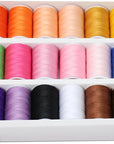 Thread for Sewing 30 Colors, 200 Yards per Spools, Polyester Sewing Thread Kit for Sewing Machine & Hand Sewing