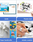 86 Sheets 5X7 Cardstock Paper White Cardstock, 80Lb/230Gsm Thick Paper Card Stock White Blank Cardstock Thick Printer Paper Cardstock for Greeting Cards, Invitations, Postcards, DIY Cards