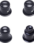 Jewelers Loupe Portable Monocular Magnifier Experimental Tools Magnifying Glass Jewelry Tools for Eye Magnifier Lens Repair Kit(5X 10X 15X 20X 4Pcs)