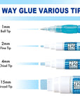 2 Way Glue Stick Pen, Board Tip,15Mm Tip, Ap-Certified, Made in Japan