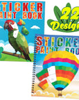 2PCS Sticker Books for Kids Ages 4-8 Pet Multicolor Themed Designs Party Gift Create 22 Pictures