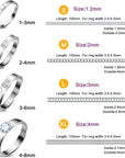 96 Pieces Ring Sizer Adjuster Ring Guards Invisible Ring Sizer Loose Ring Size Reducer with Ring Gauge Measuring Tool Jewelry Polishing Cloth and Scissors for Man and Woman Rings