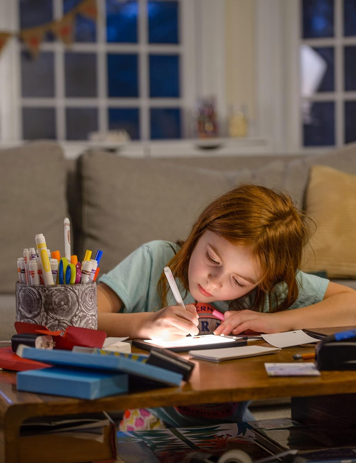 Official 'S Flipbook Starter Kit for Kids & Adults with LED Light Pad for Drawing & Tracing Animation, Premium Pre-Drilled Flip Book Paper, Removable Binding Screws