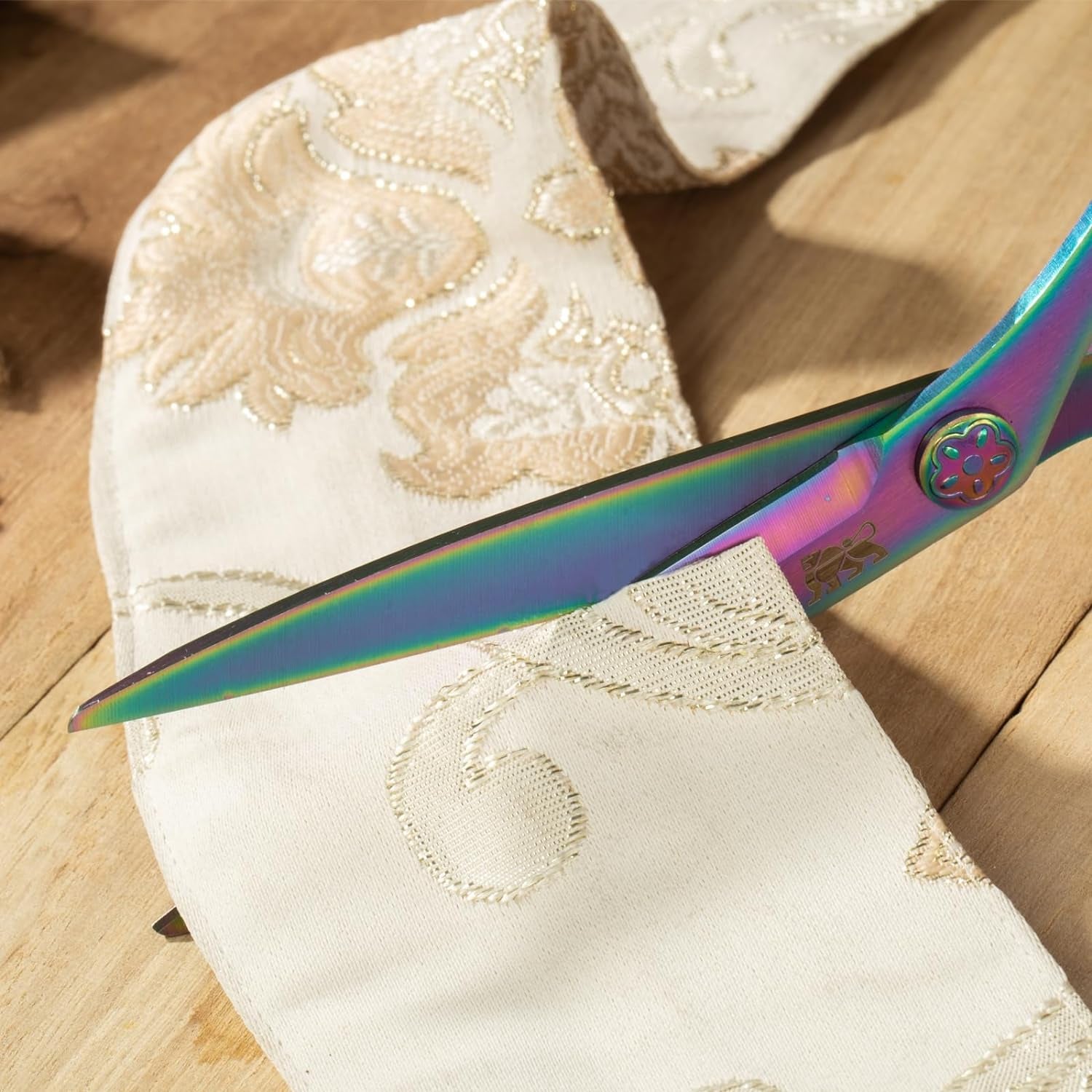 Right Handed Scissors Adults,Titanium Coating Forged Stainless Steel,Comfort Grip Shears,Super-Sharp, for Office Home General Use Professional Crafting, 9.3 Inch