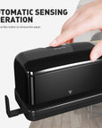 Electric 2 Hole Punch, Black Hole Punch,Punches up to of 12-15 Sheets Paper, AC or Battery
