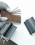Leather Table Top Lace Cutter for Fringe Braiding Strip Belts and Laces (Come with 5 Blades)