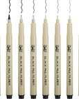- Drawing Pens for Artists, 8 Pack Black Multiliner/Fineliner Micro Anime/Sketch Pens, Line Art/Inking Pens, Fine Point Bible Journaling Pens