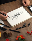 Calligraphy Pens,8 Size Calligraphy Pens for Writing,Brush Pens Calligraphy Set for Beginners, Hand Lettering Pens