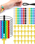 36 Sets Bible Crafts for Kids Wristband Cross Crafts Religious Bead Wristband Kit Christian Faith Jesus Cross Beads DIY Jewelry Making Gifts for VBS Sunday School Supplies Fun Home Activities
