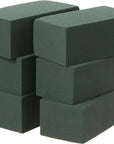 6X3X2.5 Inch Wet Floral Foam Blocks Rectangle Small Size Foam Bricks for Fresh Artificial Flower Arrangements Wedding Centerpiece Party Home Decoration Pack of 6 Green